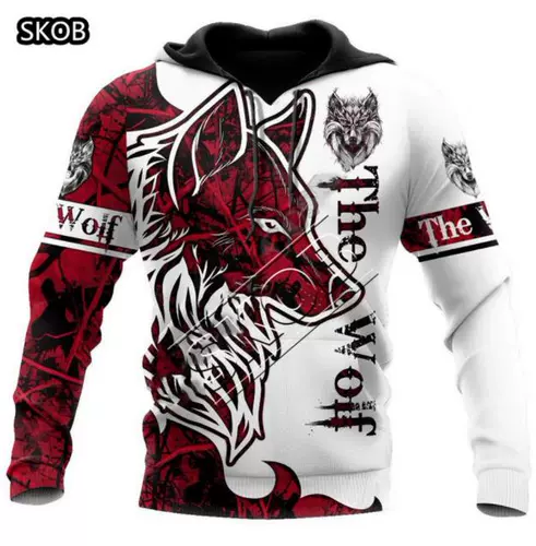 Бренд мода осенняя толстовка Льва Белая Тигровая кожа 3D все OV