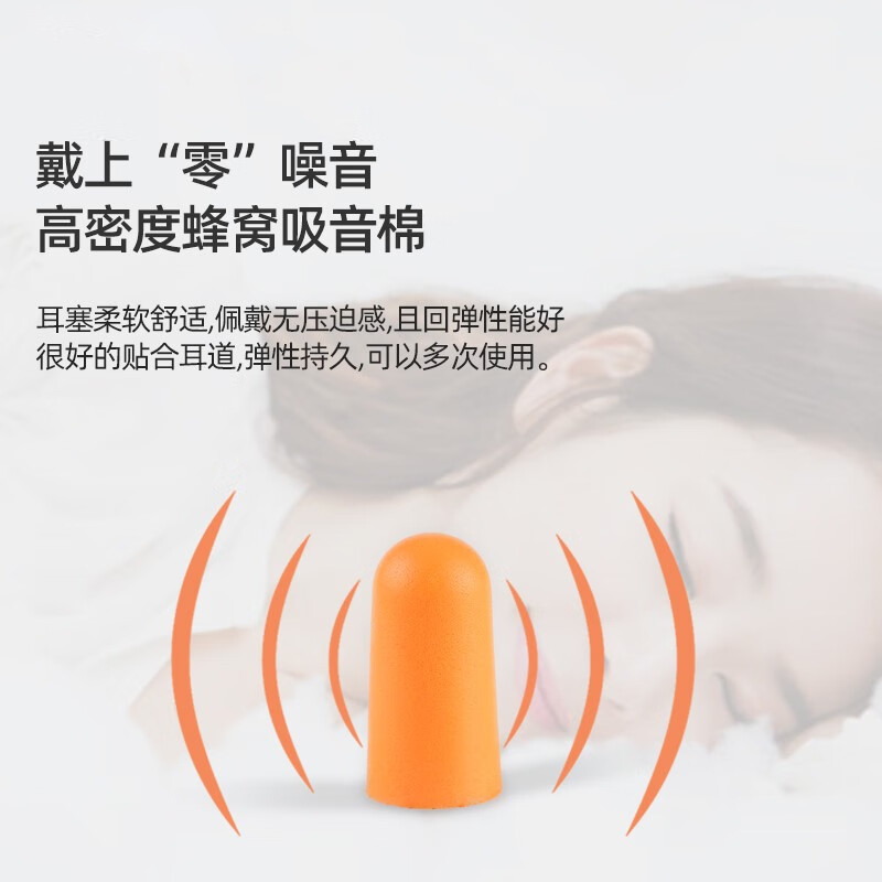 隔音耳塞睡眠睡觉专用超级隔音女士小耳道晚上防噪声静音降噪神器
