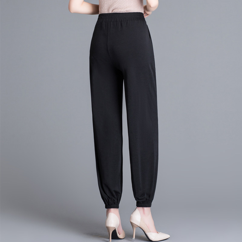 春夏新款中老年女装休闲中年哈伦裤 奥可蔓中老年女装