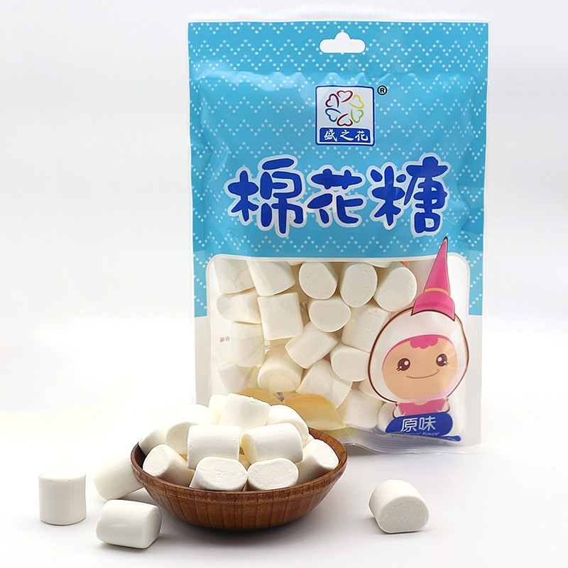 盛之花原味纯白棉花糖diy牛轧糖雪花酥烘焙低糖专用原料150gX5袋,淘宝优惠券,粉丝福利购,淘宝优惠卷