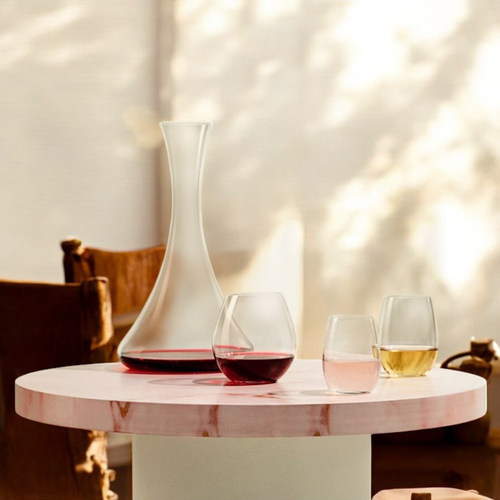 Nude进口Pure平底酒杯无脚O杯红酒杯勃艮第杯水晶玻璃葡萄酒杯子 - 图2