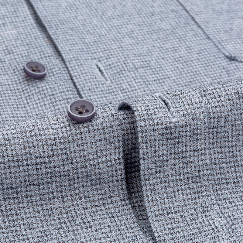 罗蒙秋季纯棉长袖中年男士纯色衬衫 盛涵服饰衬衫