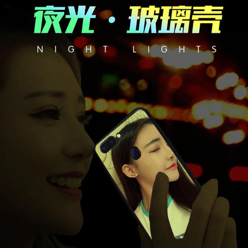 适用于三星a40s夜光玻璃壳手机壳三星a40s保护套三星a40s三星a40s硅胶防摔可爱磨砂超薄潮时尚女神ins风 - 图1