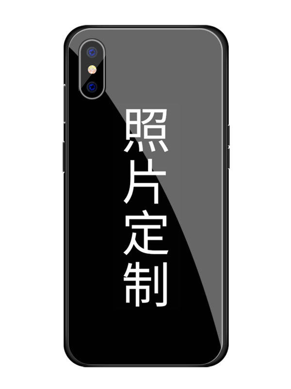OPPO RealmeC2定制夜光手机壳realemc2玻璃保护套镜面定制抖音网红同款情侣ins潮牌新款自定义来图定制DIY - 图3