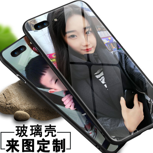 适用于华为荣耀8X手机壳荣耀8x手机壳玻璃套网红时尚八X保护套新品硬壳软硅胶边磨砂个性创意男女款潮超薄 - 图0