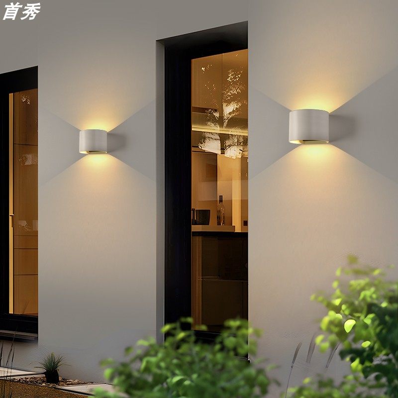 户外防水壁灯感应人体庭院围墙灯大门两侧洗墙灯走廊过道感应壁灯,淘宝优惠券,粉丝福利购,淘宝优惠卷