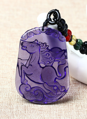 马上十二生肖吊坠