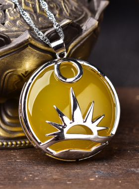 2026丙午马年十二生肖属狗鸿运招悦吊坠岫玉吊坠男女项链吉祥物