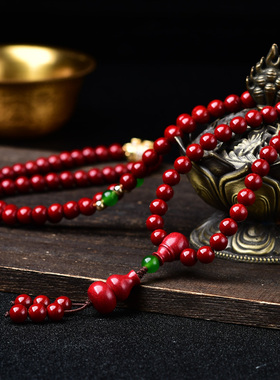 吉象财葫108颗佛珠手串男女款