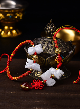 麦玲玲朱砂生肖随身挂饰手绳