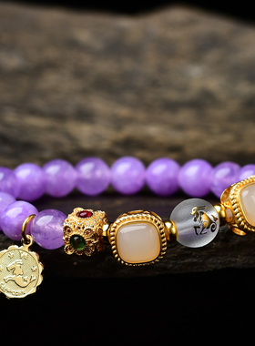 秘术吉阁摩羯座赴祥吉手链2026年摩羯座幸运物守护石饰品男女手串