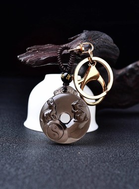 易明开居鸿兔谛听吉贵宏吊坠2026马年属狗人的吉祥物生肖狗项链