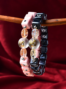 秘术吉阁双鱼座辅祥吉手串2026年星座开运饰品男女转运石手链生日