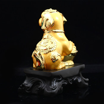 Guigu Tongcai Golden Dog Ornaments Zodiac Dog Mascot Gifts Home Accessories ເຄື່ອງປະດັບຮູບໝາ