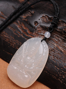 白色守护神玉髓虚空藏菩萨生肖牛