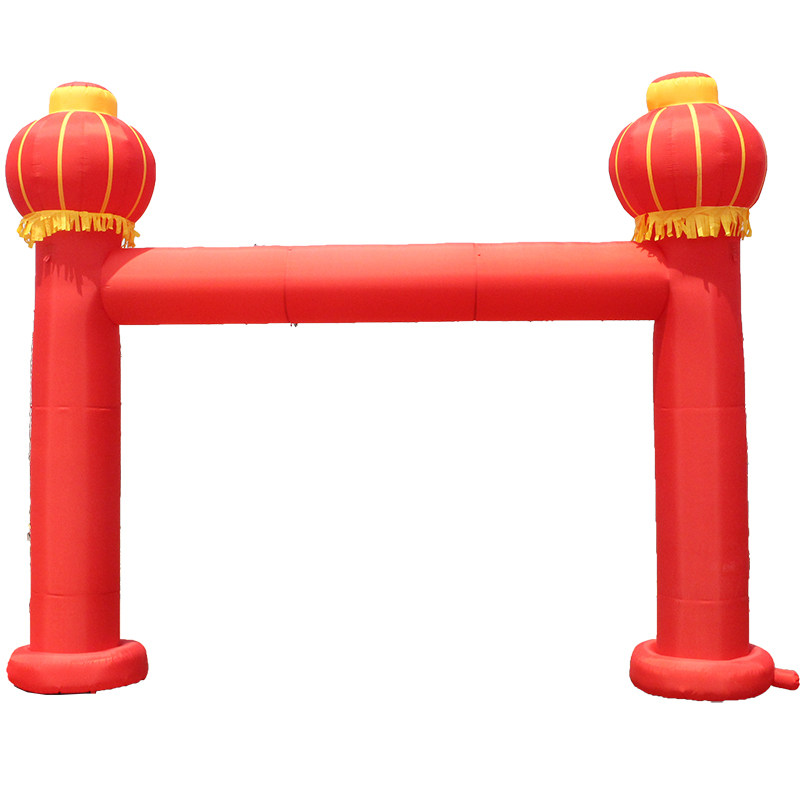 充气立柱拱门灯笼气模开业庆典活动凯旋门室外彩虹门可印字加灯带