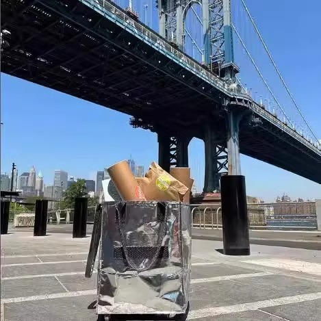 瑞士HULKEN浩肯包同款折叠拖轮包行李包户外出差旅行大容量买菜包 - 图3