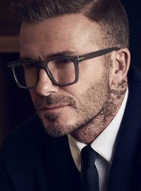 贝克汉姆同款太阳镜欧美复古茶色墨镜女潮方形大脸素颜显瘦眼镜男