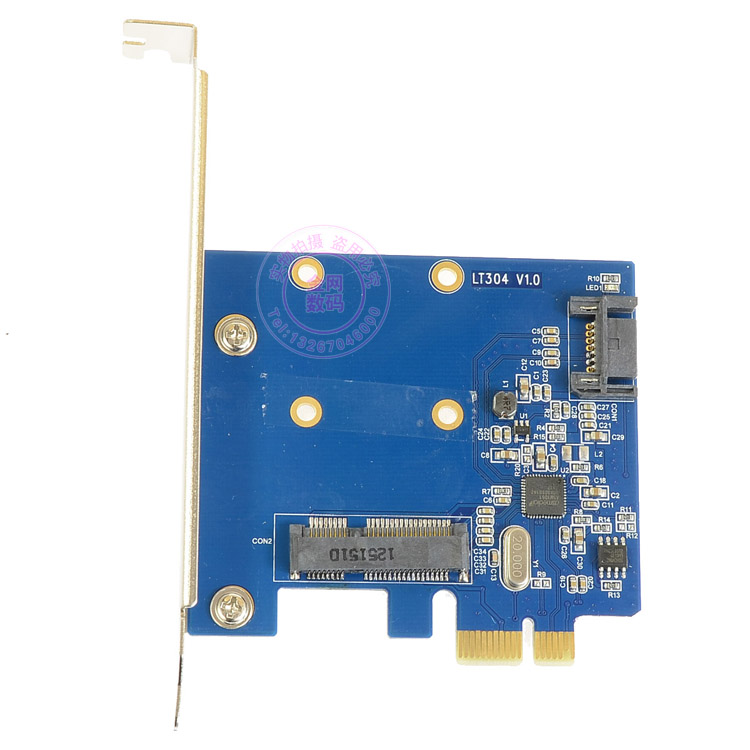 PCIe转mSATA COMBO pci-e转SATA3.0 MSATA扩展卡支持系统盘启动 - 图0