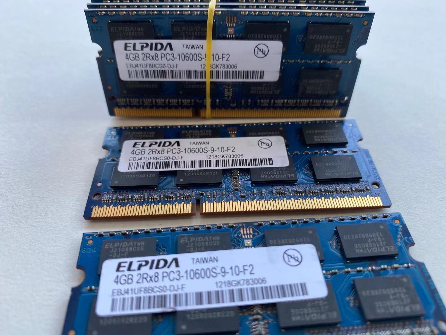 ELPIDA 尔必达 DDR3 4G PC3-10600S 笔记本内存条 1333 标压1.5V - 图0