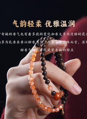 合慕越南芽庄紫棋楠沉香手串礼物