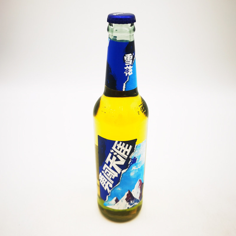 雪花啤酒 勇闯天涯500ml*12瓶 白瓶 玻璃瓶 整箱