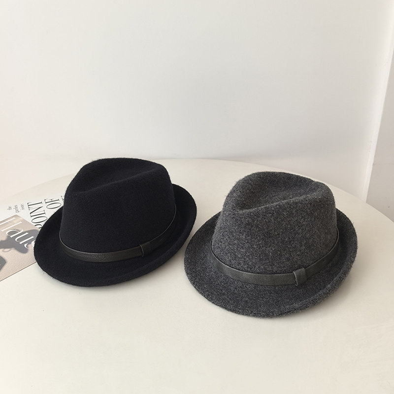 羊毛针织时尚绅士帽子女秋冬季男士英伦复古风卷边休闲爵士帽礼帽,淘宝优惠券,粉丝福利购,淘宝优惠卷