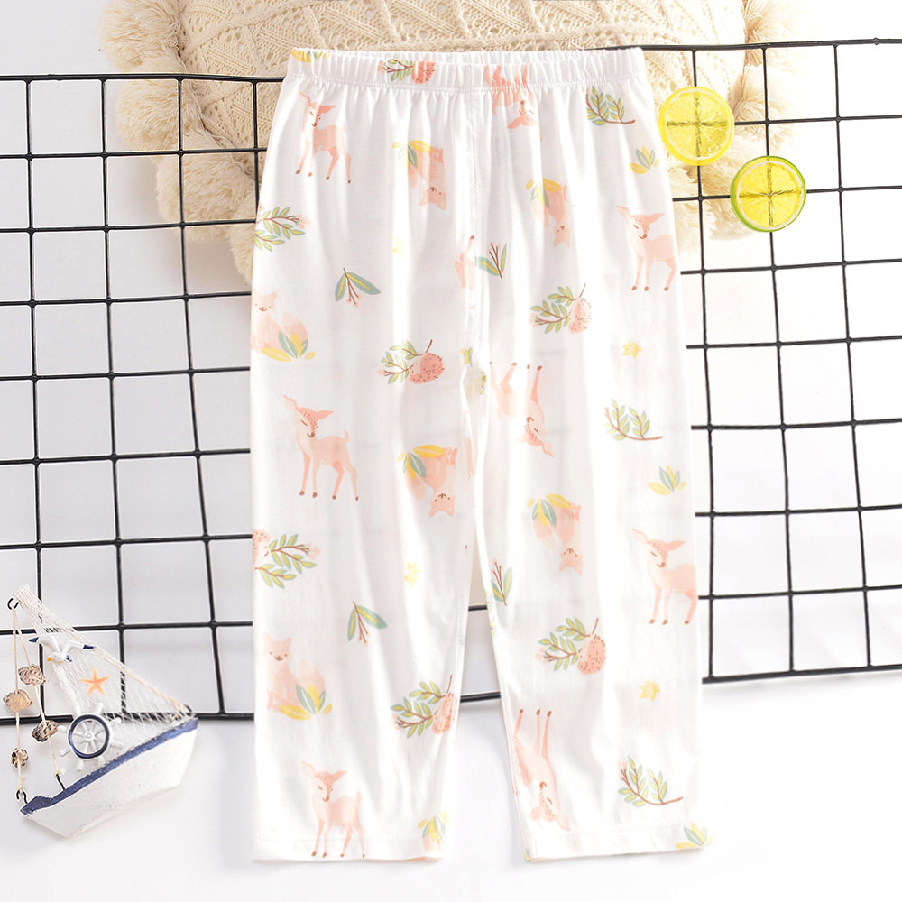 中大儿童夏季薄款宽松打底长裤男女宝宝竹纤维棉无骨家居透气睡裤,淘宝优惠券,粉丝福利购,淘宝优惠卷