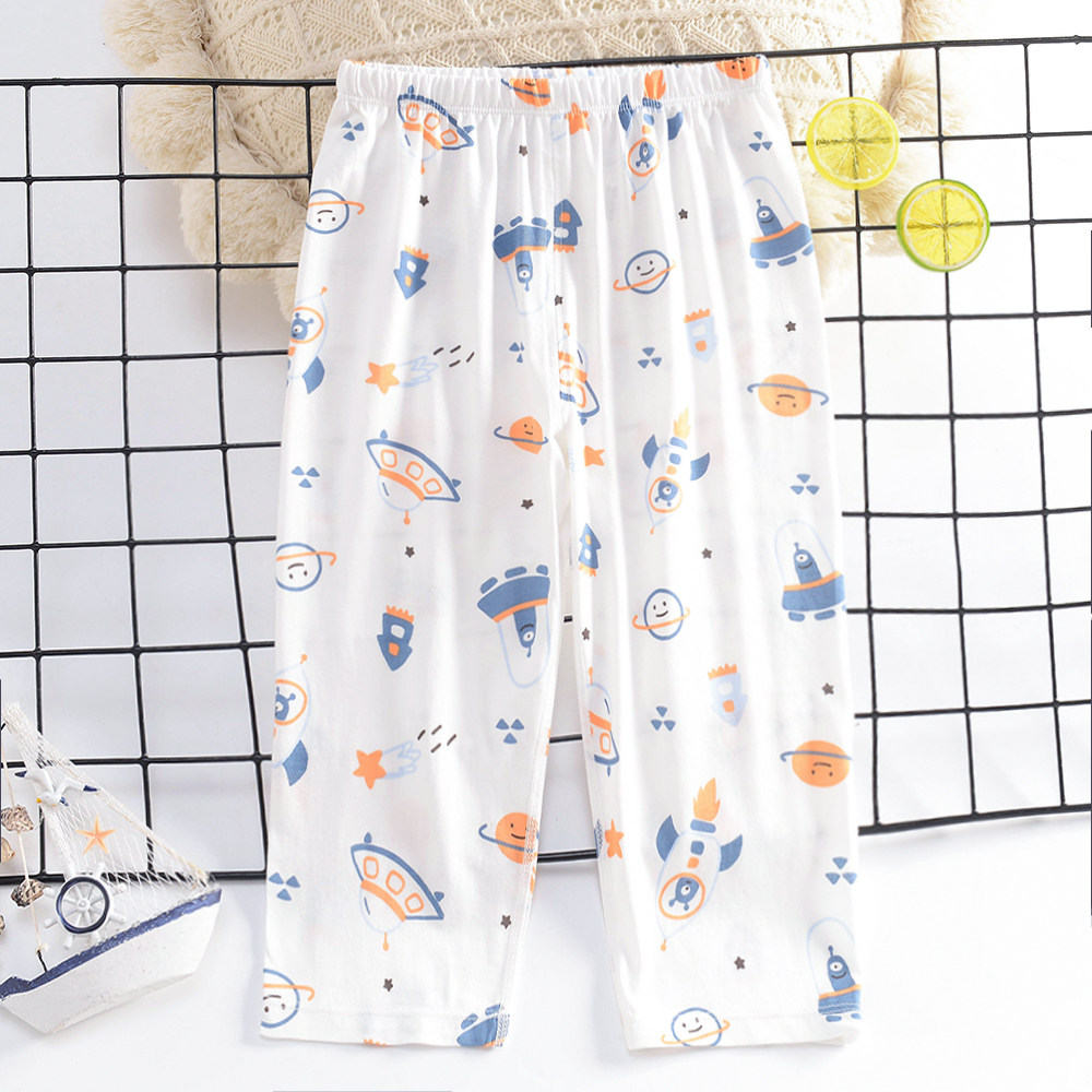 中大儿童夏季薄款宽松打底长裤男女宝宝竹纤维棉无骨家居透气睡裤,淘宝优惠券,粉丝福利购,淘宝优惠卷