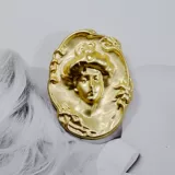 Ретро брошь, аксессуары на лацкан, булавка, аксессуар, европейский стиль, полупрозрачная растушевка, (в наличии на складе)