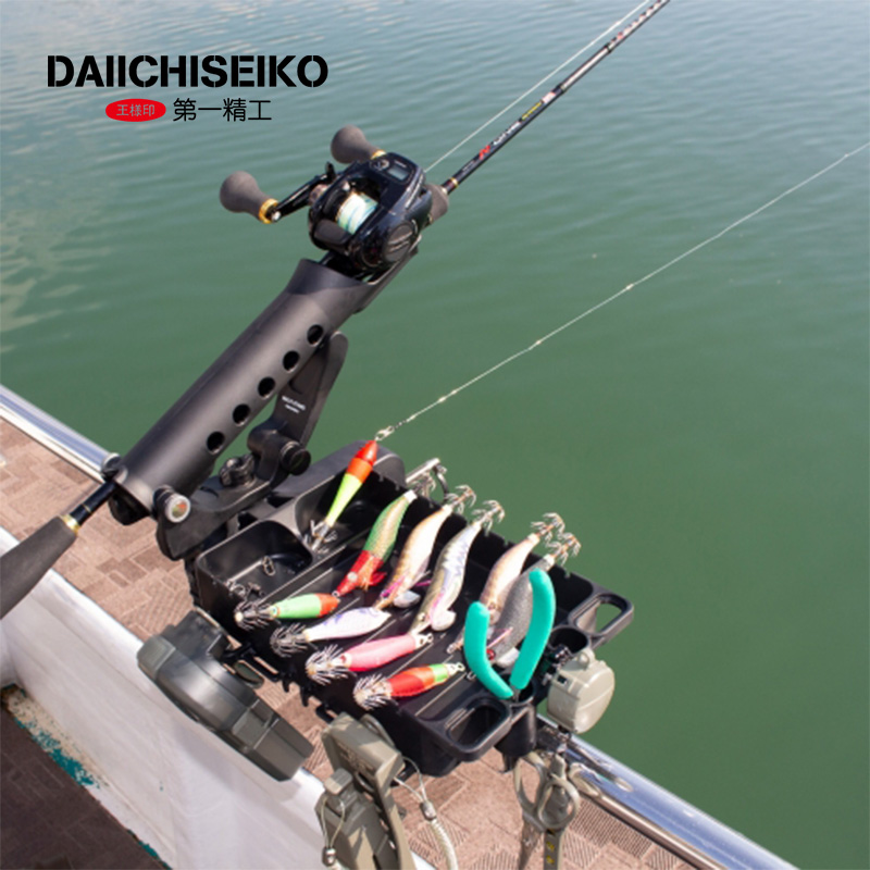 日本进口第一精工鱼竿支架多功能陈列收纳路亚支架船钓便携筏竿架 - 图2