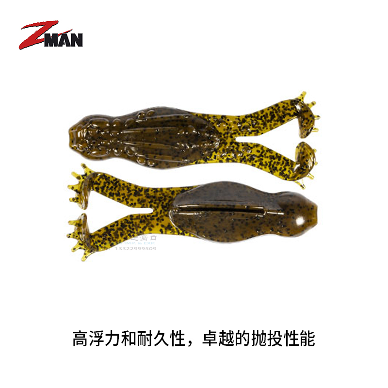 ZMAN浮水蛙软饵GOAT TOADZ拟饵水面系鱼饵鲈鱼德州钓组黑坑路亚假-图0