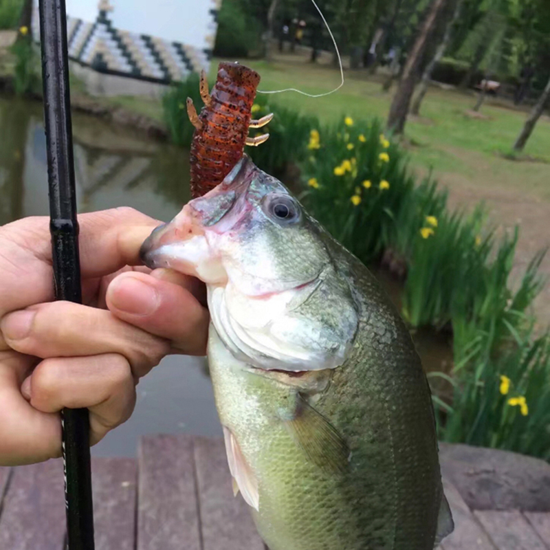 常吉软饵Popper worm水面系浮水中空软虫撞水波爬软鲈鱼路亚假饵 - 图1