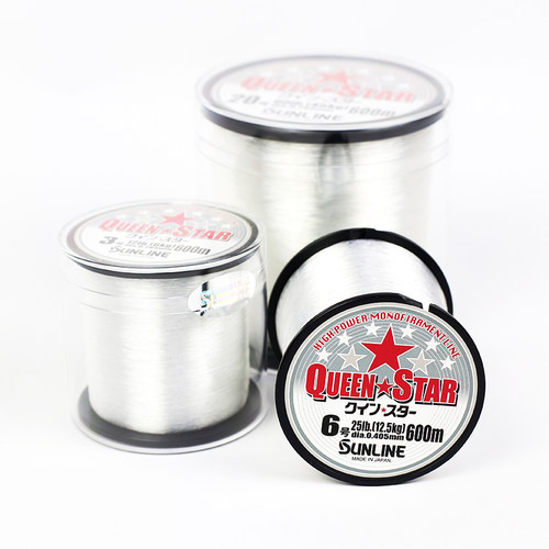 日本SUNLINE桑濑QUEEN STAR尼龙线主线子线台钓鱼线600米渔线 - 图1