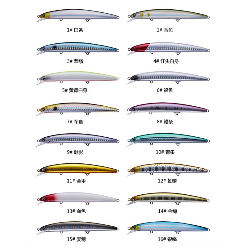 新款美夏EWE 暴君二代S-115F米诺远投翘嘴鲈鱼海鲈米级路亚饵假饵 - 图0