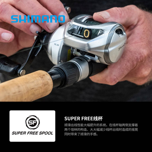 SHIMANO禧玛诺进口 TRANX雷强强力 打黑路亚海钓慢摇水滴轮 - 图1