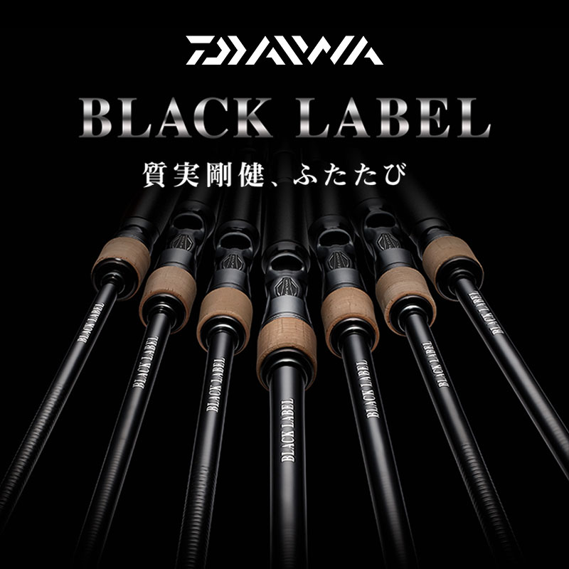 DAIWA黑标路亚竿BLACK LABEL钓鱼竿远投虫竿碳素轻量达亿瓦钓鱼竿