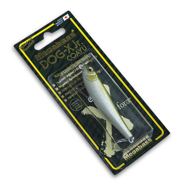 日本原装进口路亚饵Megabass浮水铅笔DOG-X Jr水面系遛狗鲈鱼硬饵,淘宝优惠券,粉丝福利购,淘宝优惠卷