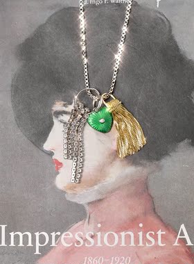 春季新款个性三色挂件潮流项链