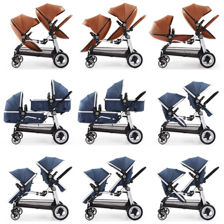 semaco double stroller