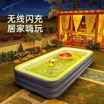 Adult Inflatable Swimming Pool Home Grown-up Pool Folding Baby Bath Tub Baby Boy Family Kid Play Pool