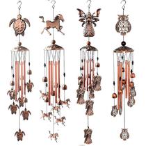 Custom Merchandise Animal Wind Bells Hanging Accessories Creative Patio Garden Decorated Metal Bell Pendants Gift