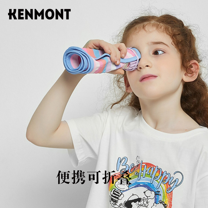 Kenmont卡蒙儿童空顶帽防晒女童遮阳帽可折叠夏季防紫外线5-15岁 - 图2