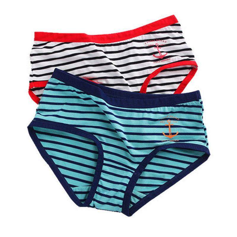 包邮4条 蝶安芬内裤女中腰莫代尔青年透气宽松学生小平角短裤夏季 - 图3