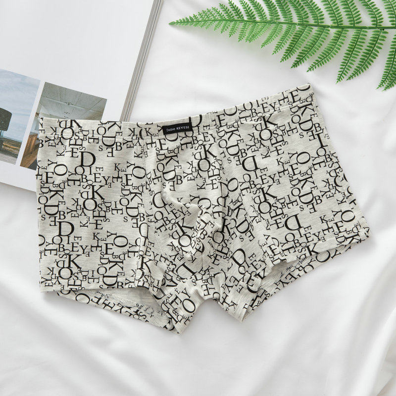 包邮2条 杜比骑士男平角内裤透气竹纤维个性潮流青年四角短裤夏季,淘宝优惠券,粉丝福利购,淘宝优惠卷