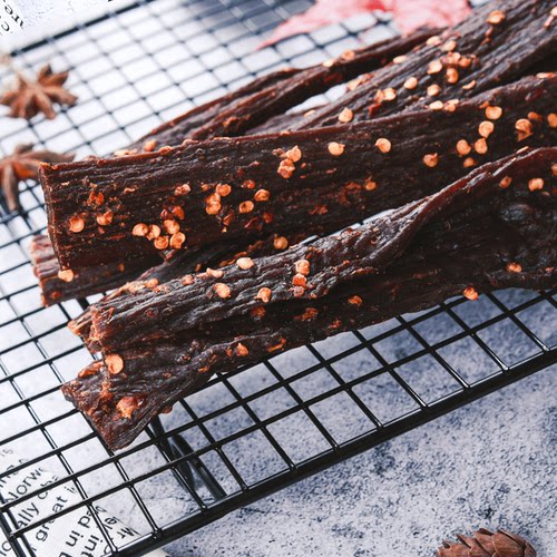 万市香秀肌肉风干肉78g手撕超干猪肉干猪肉条脯耐嚼休闲小零食品 - 图0