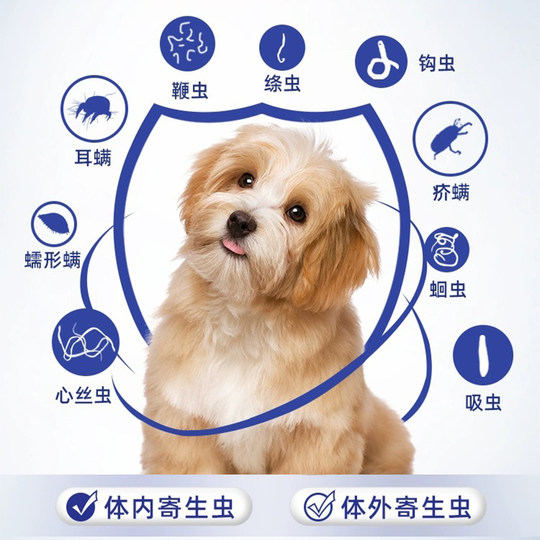 海乐旺驱虫药狗内驱狗狗驱虫药体内体外一体泰迪比熊幼犬外驱滴剂