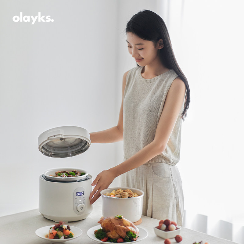 olayks出口日本原款电家用压力锅 olayks电压力锅