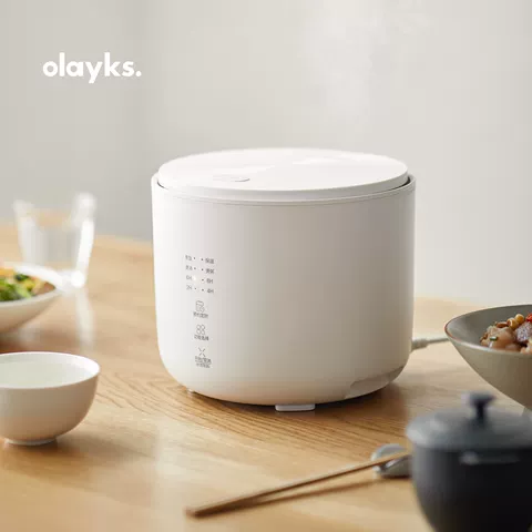 【秒杀限拍1台】olayks立时迷你电饭煲1-2-3人家用2升电饭锅蒸笼 图片 5
