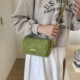 Green niche Boston bag hand crossbody bag
